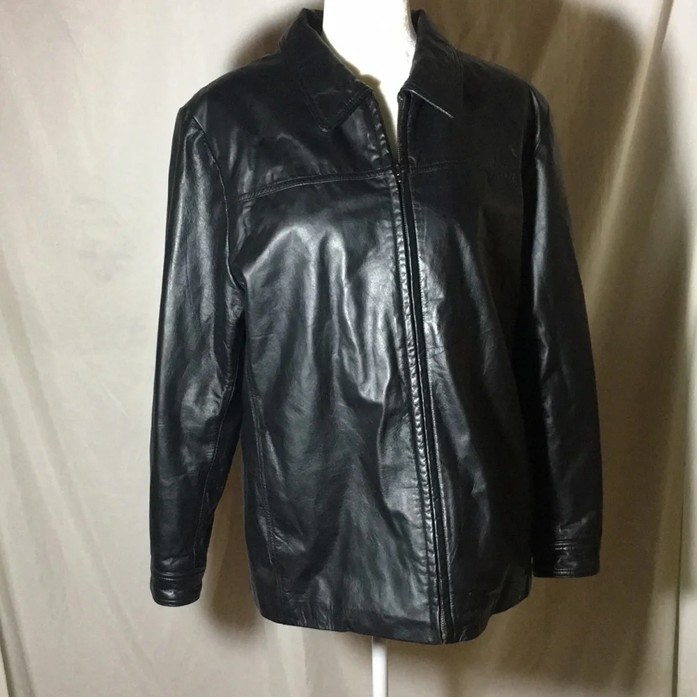 Kathy Ireland Genuine Leather Coat